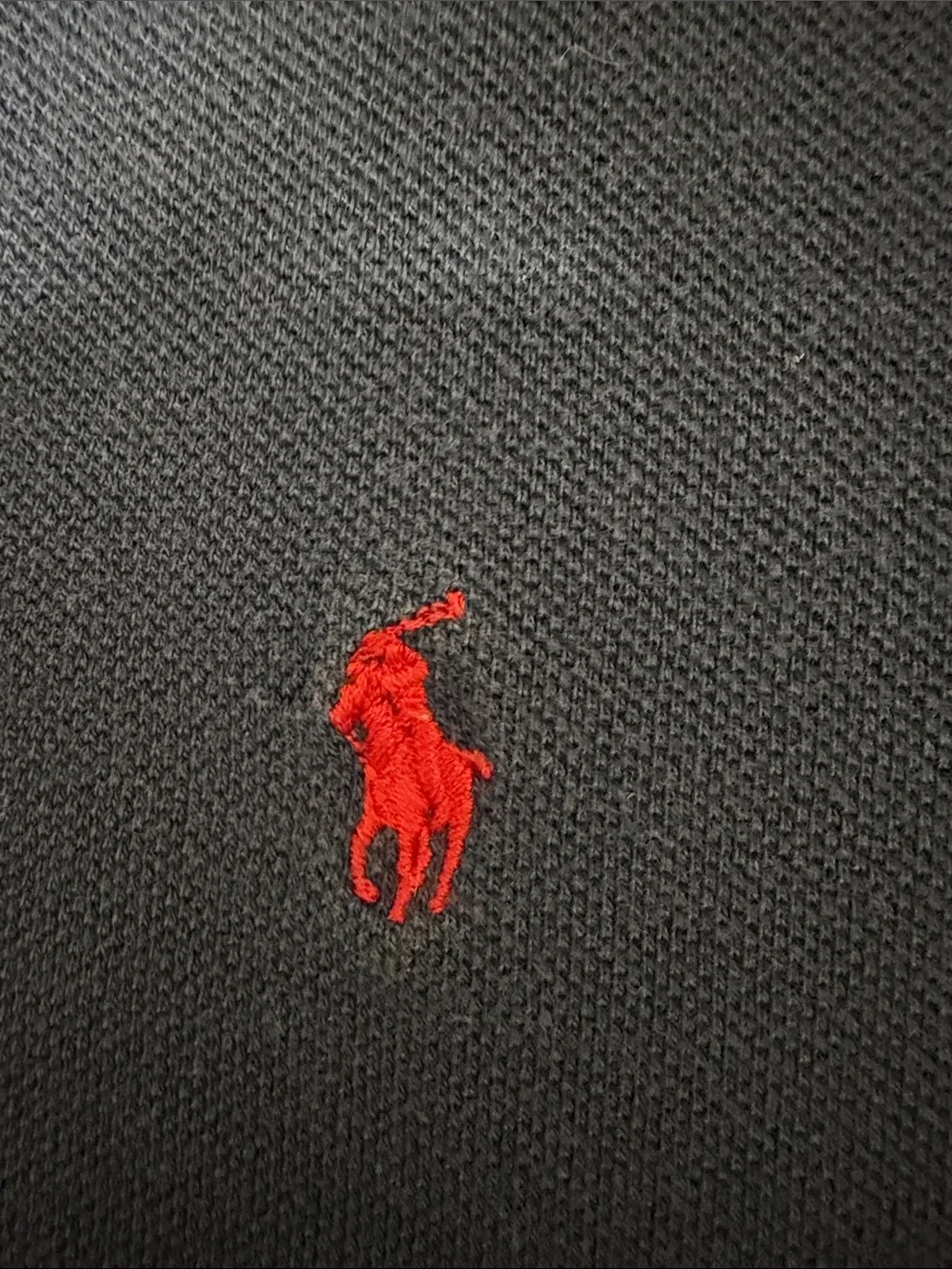 Polo by Ralph Lauren Navy Short Sleeve Polo with Red Pony Embroidery, Size XL